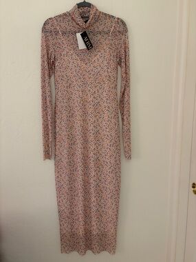 NWT AFRM Blush Spring Ditsy Maxi Dress